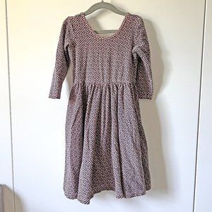 Alice + Ames ballet twirl dress, mini hearts, size 7